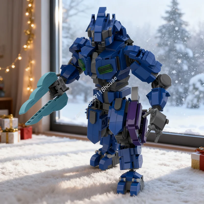 

719 шт. MOC Elite игровая модель, строительные блоки, строительная сборка, сделай сам, рождественские подарки, креативная идея, образовательные кирпичи, игрушки для детей