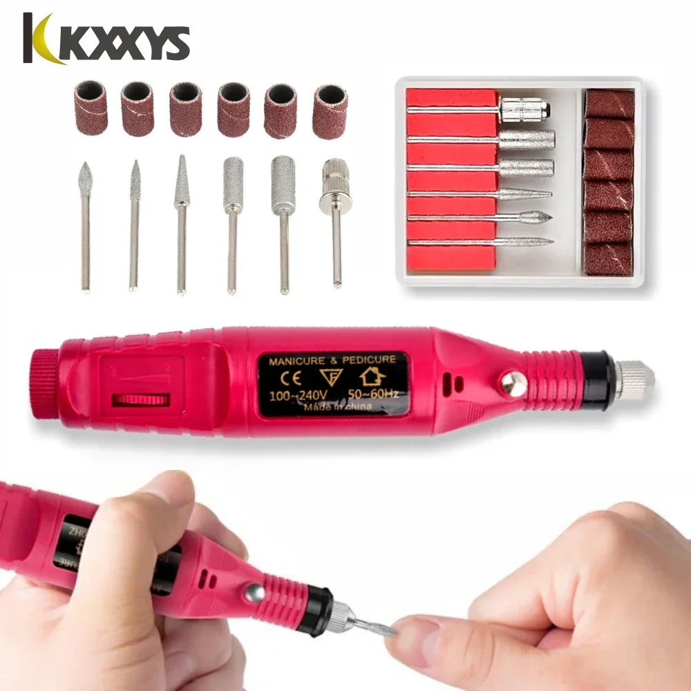 電動ネイルドリル プロ用ペディキュアマシン ドリルセット マニキュアマシン ネイルアートペン ネイルファイル ネイルツールキット