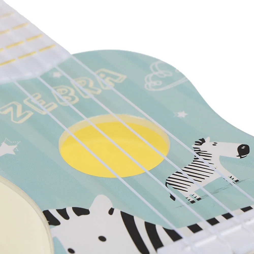 Animali dei cartoni animati Modello Strumento educativo Regalo Mini giocattoli educativi Giocattolo per chitarra per bambini Strumento musicale Giocattoli Montessori