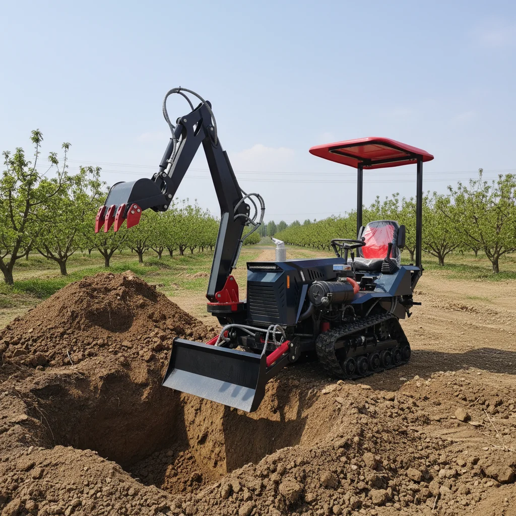 

Hot Sale Crawler Tractor Agricultural Machinery Multifunctional Farm Cultivator Tracked Rotary Tiller Plowing Machine