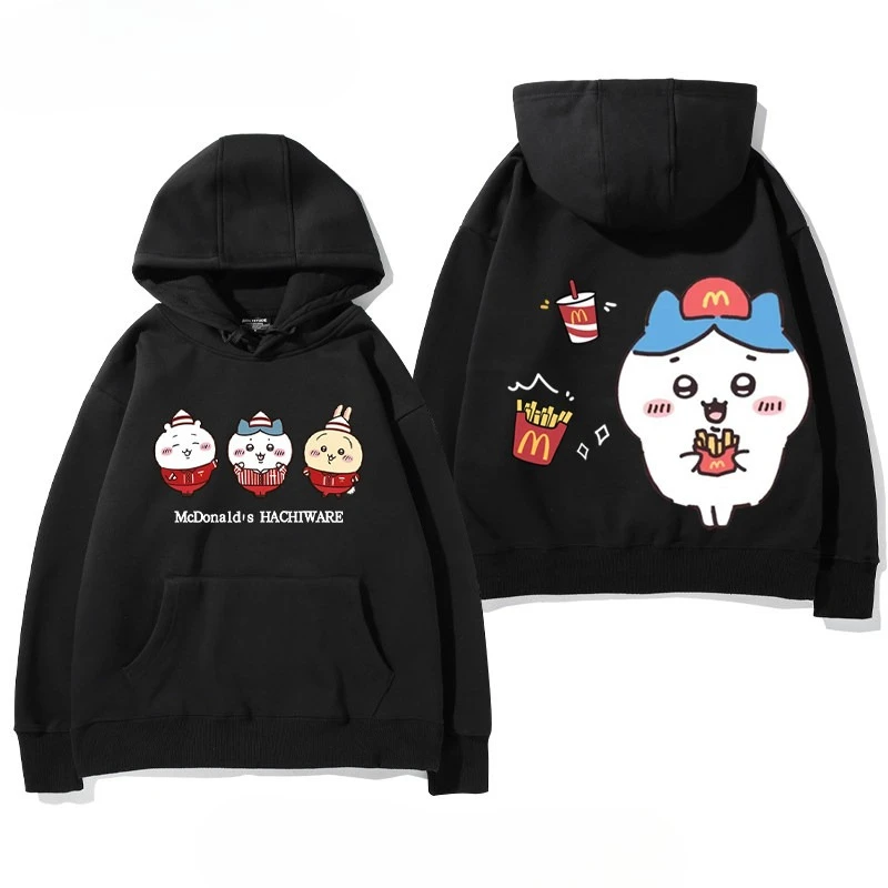 2026 Chiikawa Usachi High-end Anime Parent-child Hoodie, Comfortable, Breathable, High-quality Ins Y2k