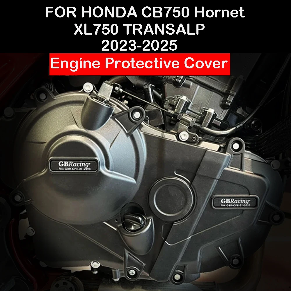 

For Honda CB750 HORNET 2023 2024 2025 / XL750 TRANSALP 2023 2024 2025 GBRacing Motorcycle Engine Protection Cover