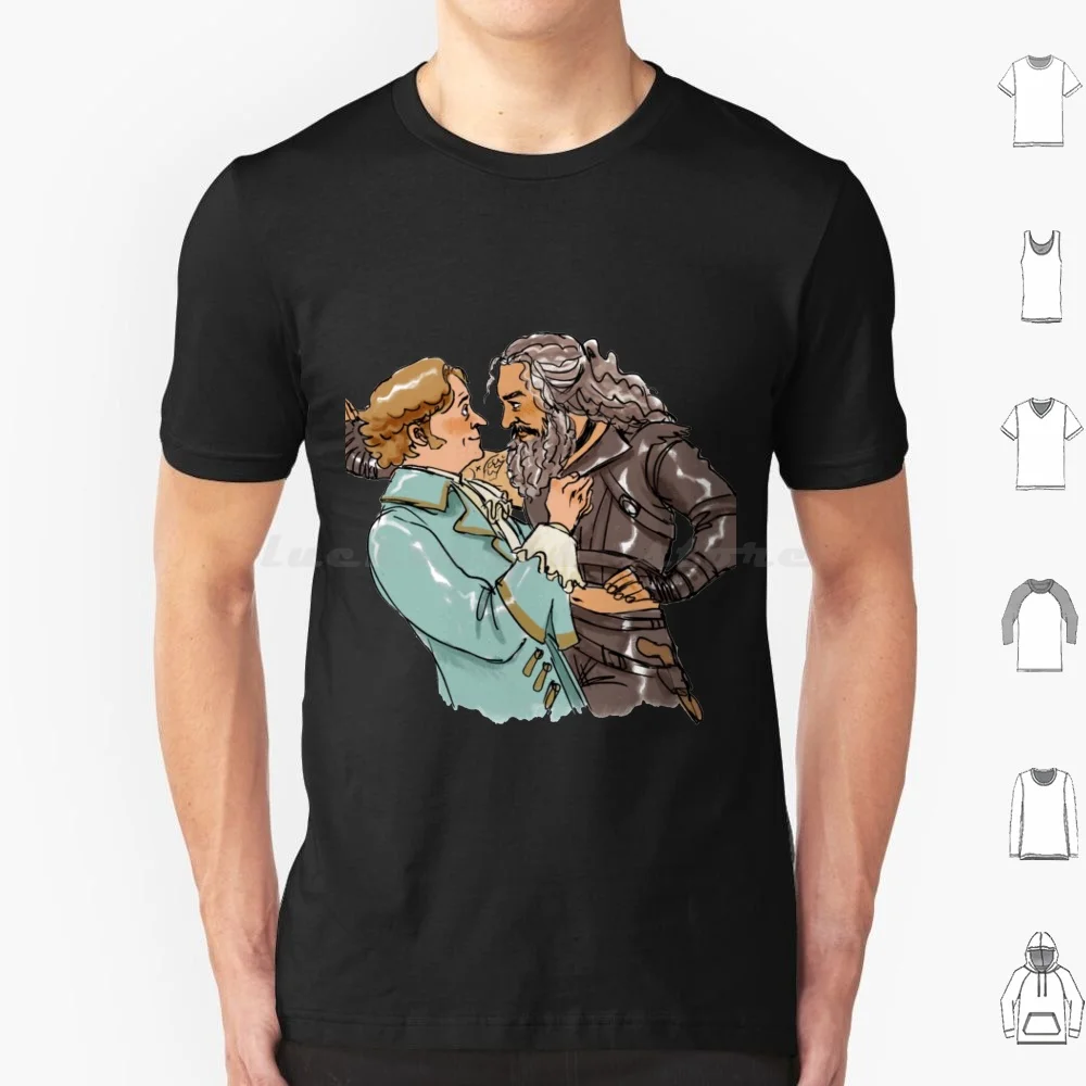 Our Flag Means Death Stede & Ed Drawing T Shirt 6xl Cotton Cool Tee Our Flag Means Death Ofmd Stede Bonnet Pirate Stede Bonnet