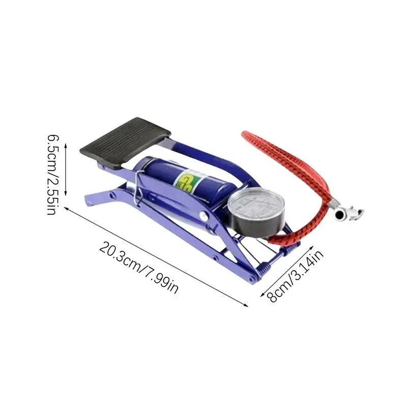 Fahrrad boden pumpe Fahrrad luftpumpe mit Manometer tragbare Pumpe Reifen pumpe Luftpumpe für Sport bälle Auto Motorrad Fahrrad