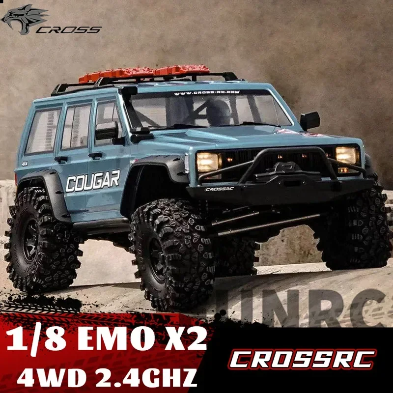 2025 CROSSRC EMO X2 COUGAR 1/8 RTR 4WD 2.4GHz RC Car Electric Remote Control Model Car Crawler Adult Children's Toy