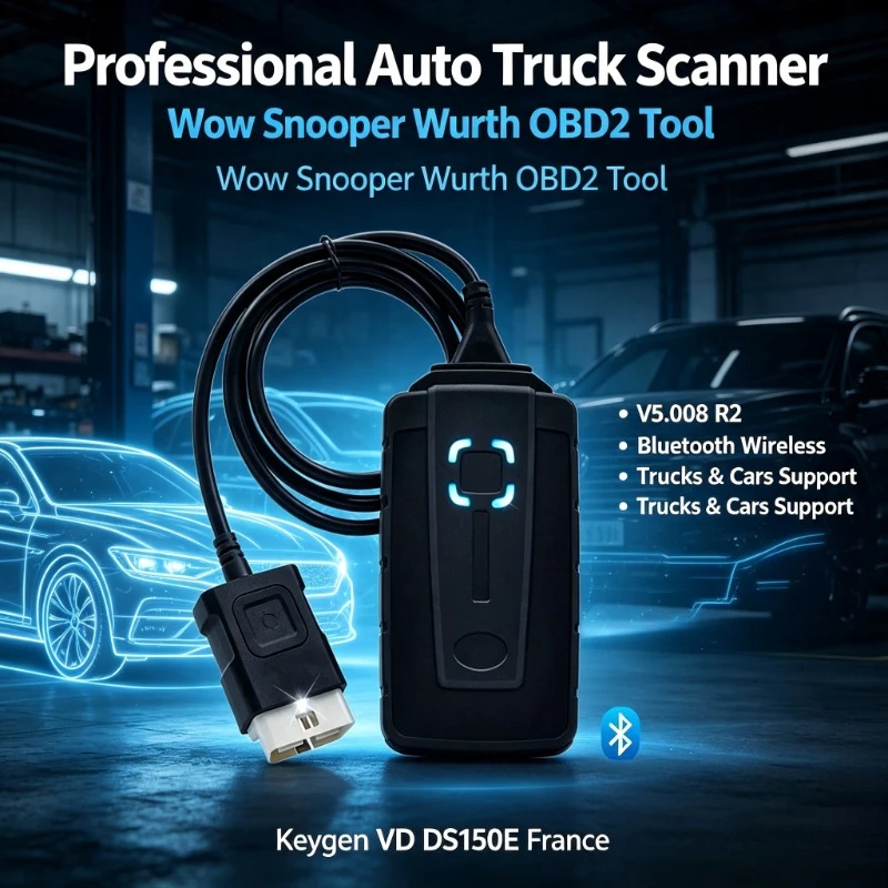 OBD2 Wireless Diagnostic Equipment Bluetooth Adapter Auto Truck Trouble Code Scanner