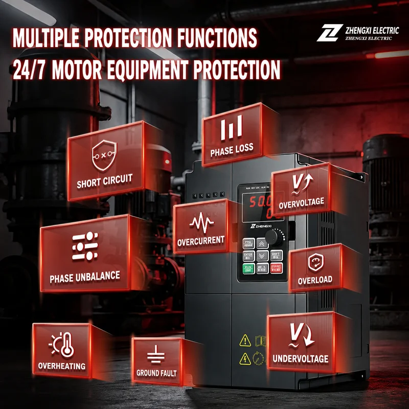 Inverter 0.75KW to 630KW Three Phase 380V Variable Frequency Drive for AC Motor