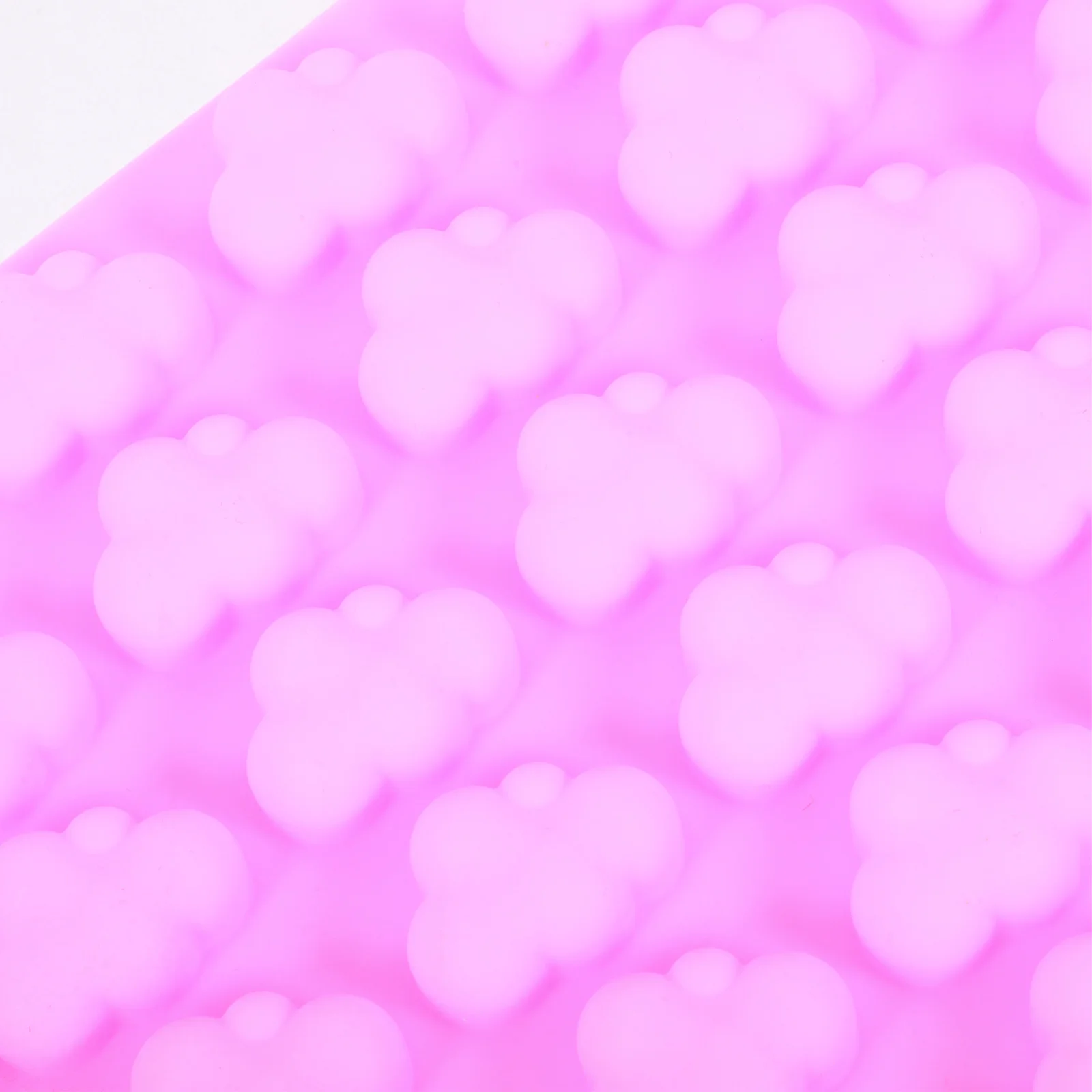 2PCS Cloud Shaped Silicone Chocolate Molds Pink 36 Cavities Food Grade Baking Supplies Candy Cookie Molds Easy Demould