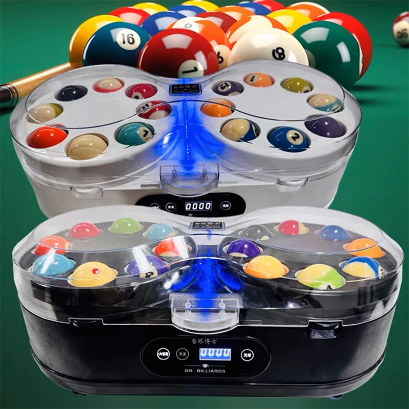 Modern Durable Automatic Billiard Cleaning Machine, Touch Screen, Plastic Metal Construction, Portable