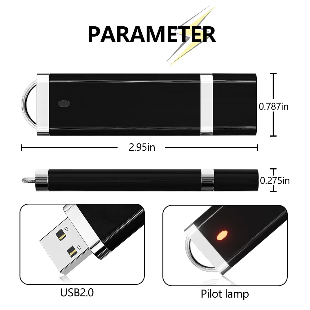 Lighter Shape USB Flash Drive 128GB Business Gift Memory Stick 64GB Real Capacity Pen Drive 32GB Plastic USB Stick 16GB 8GB 4GB