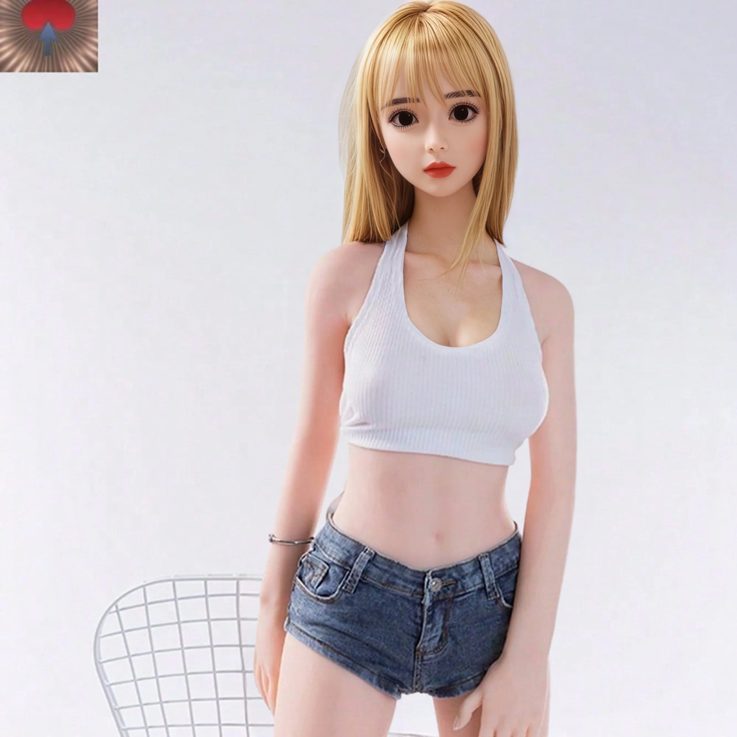 Anime Cosplay 150 cm/121 cm TPE petite réaliste Silicone Mini poupée douce Anime figurine poupée douce vraie peau toucher