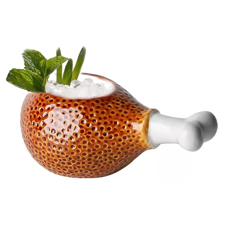 

365ml Hawaii Tiki Mugs Cocktail Cup Beer Beverage Mug Wine Mug Ceramic Tiki Mugs