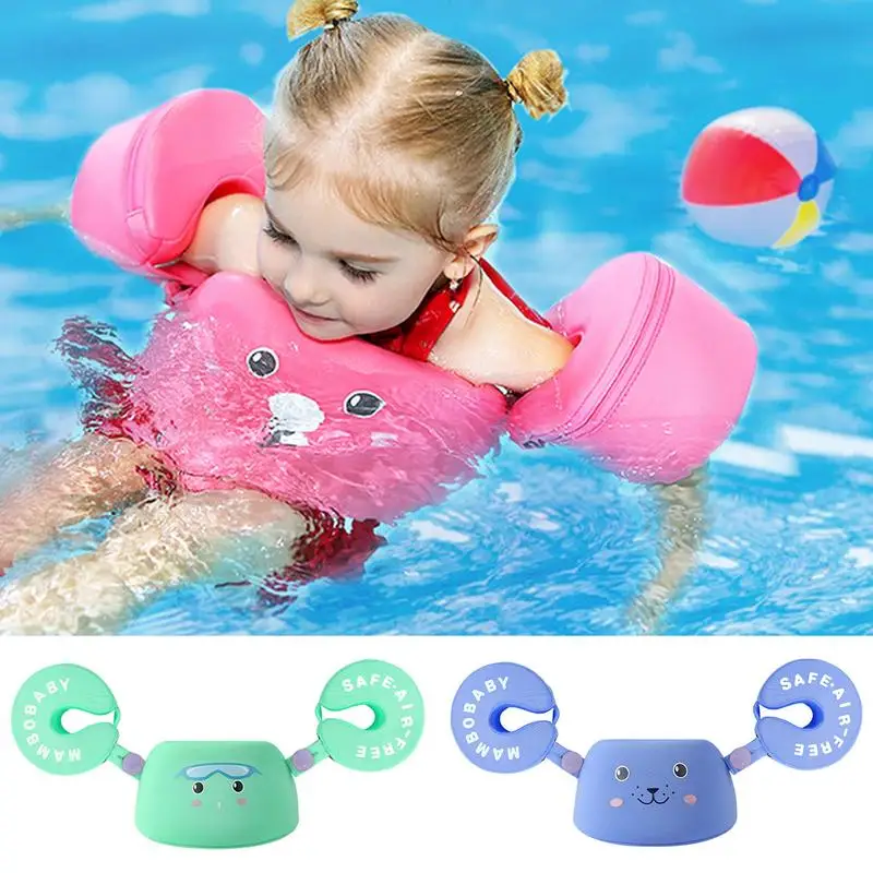 Flotadores de brazo de alas de agua para bebés, entrenador de natación, Flotador para niños pequeños, no inflable