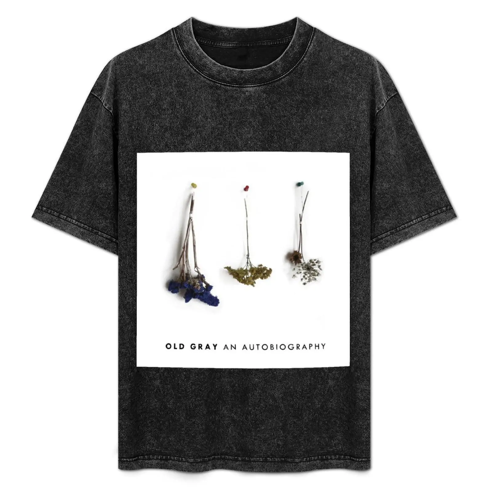 Old Gray - T-shirt autobiographique à col rond grande taille