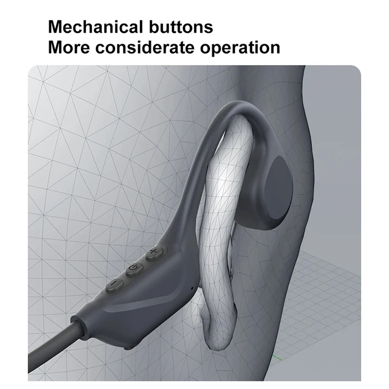 Xiaomi Bluetooth Knochenleitungs-Headset, 8 Stunden lange Akkulaufzeit, LPlay-Zeit, Anruf, Rauschunterdrückung, Laufen, Radfahren, Sport-Headsets