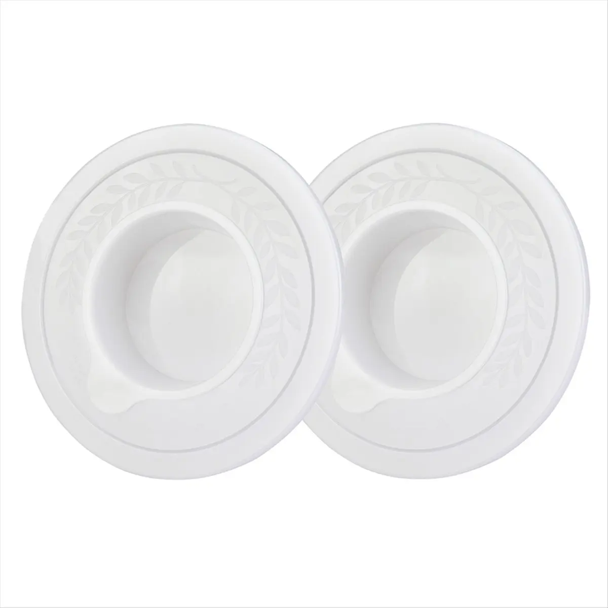 【BRAND NEW】2PCS Mixer Bowl Lid Covers for 5.5-6QT Bowls Stand Mixer Splash Guard Lids Prevent Ingredients From Spilling