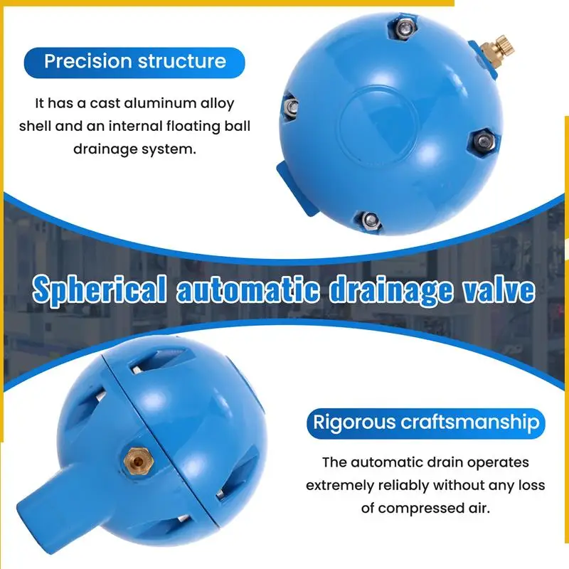 

A92P Had20b Сферический сливной клапан Автоматический сливной фильтр Воздушный компрессор Автоматический сливной клапан
