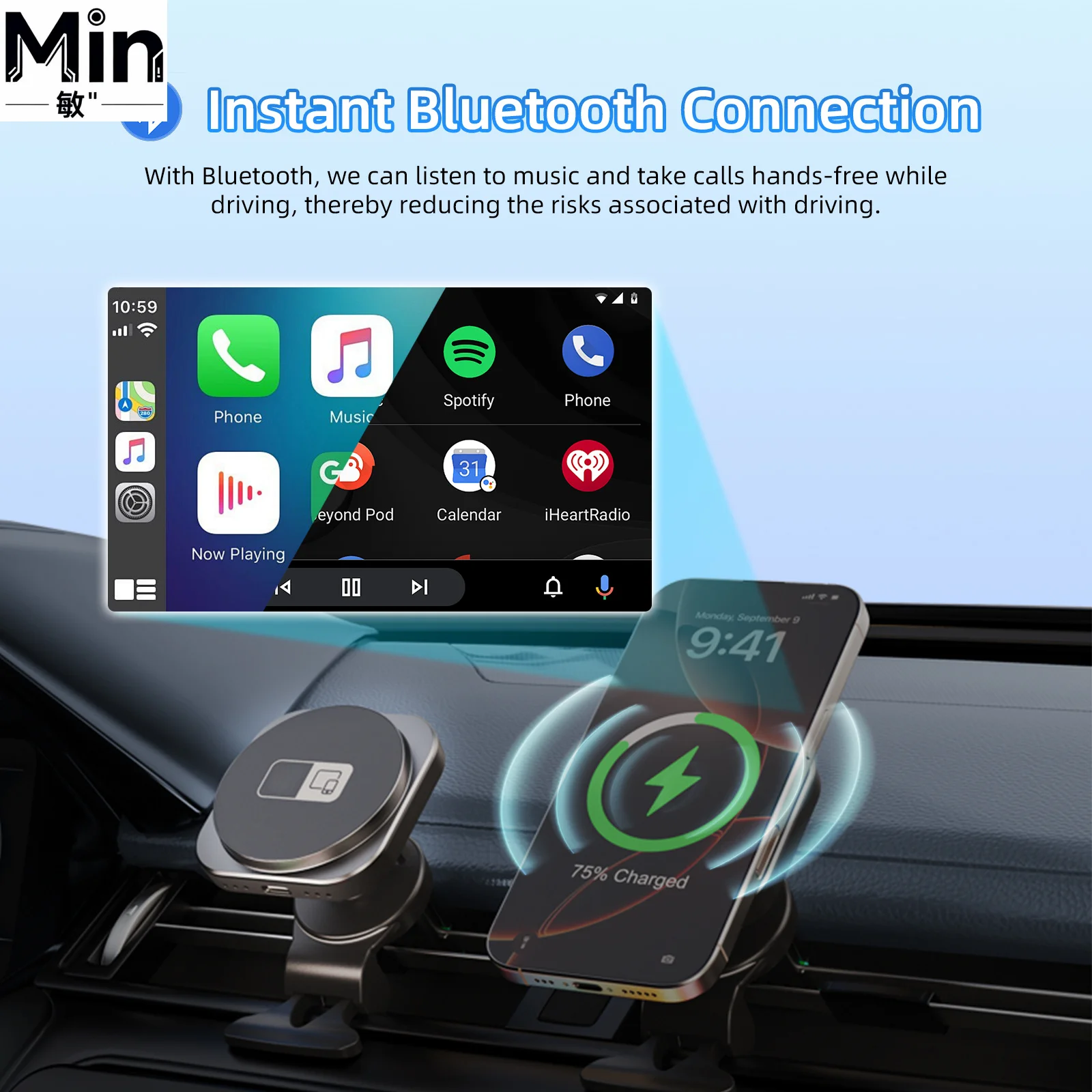 Factory Price Modern Car Wireless CarPlay Adapter Plug And Play Smart Auto Connect Adapter For Authorized Modern Vehicle