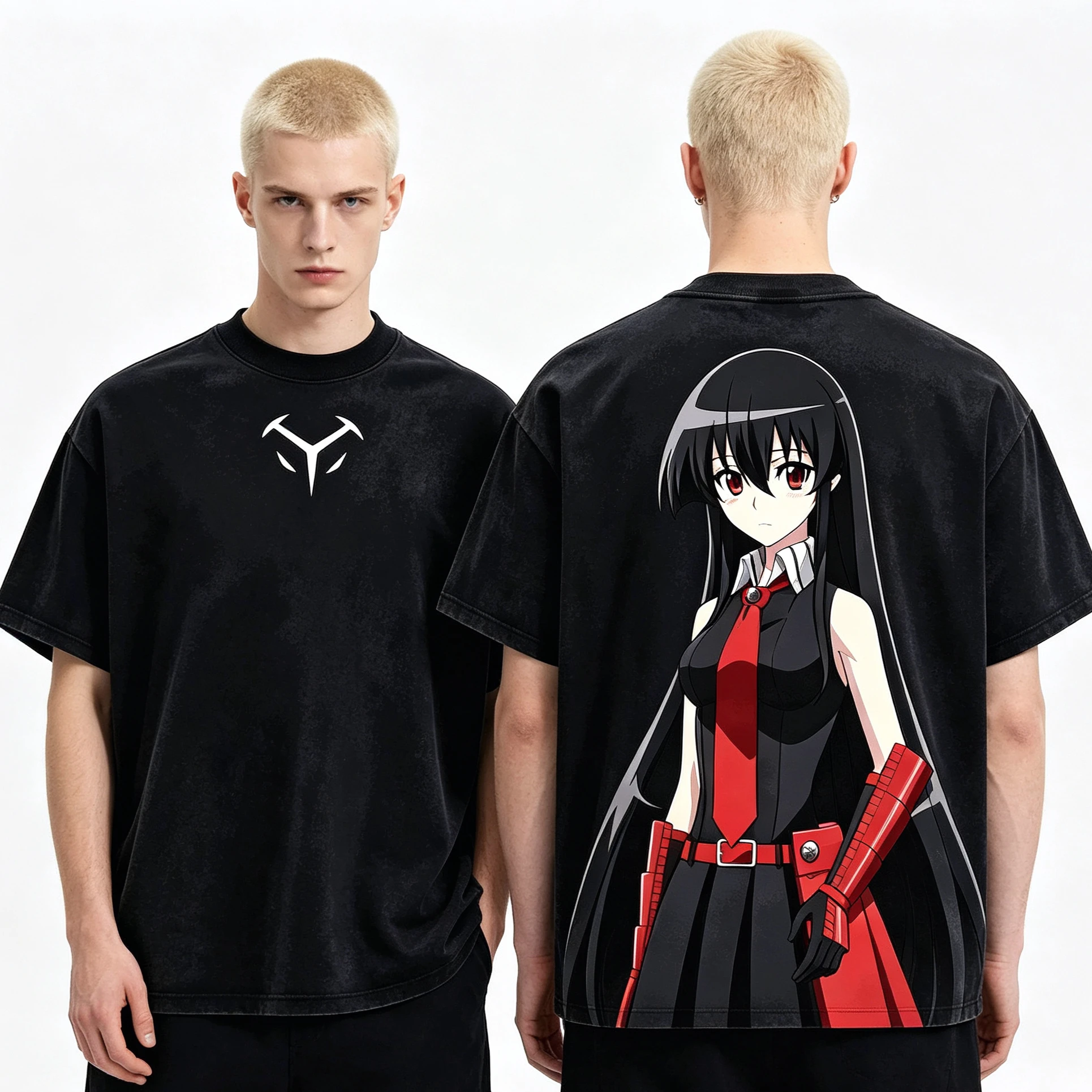 2026 Hot Sale Anime Akame ga Kill Akame Graphic T‑Shirt Y2K Men Women Streetwear Oversized T-shirts Harajuku Gothic Punk T Shirt