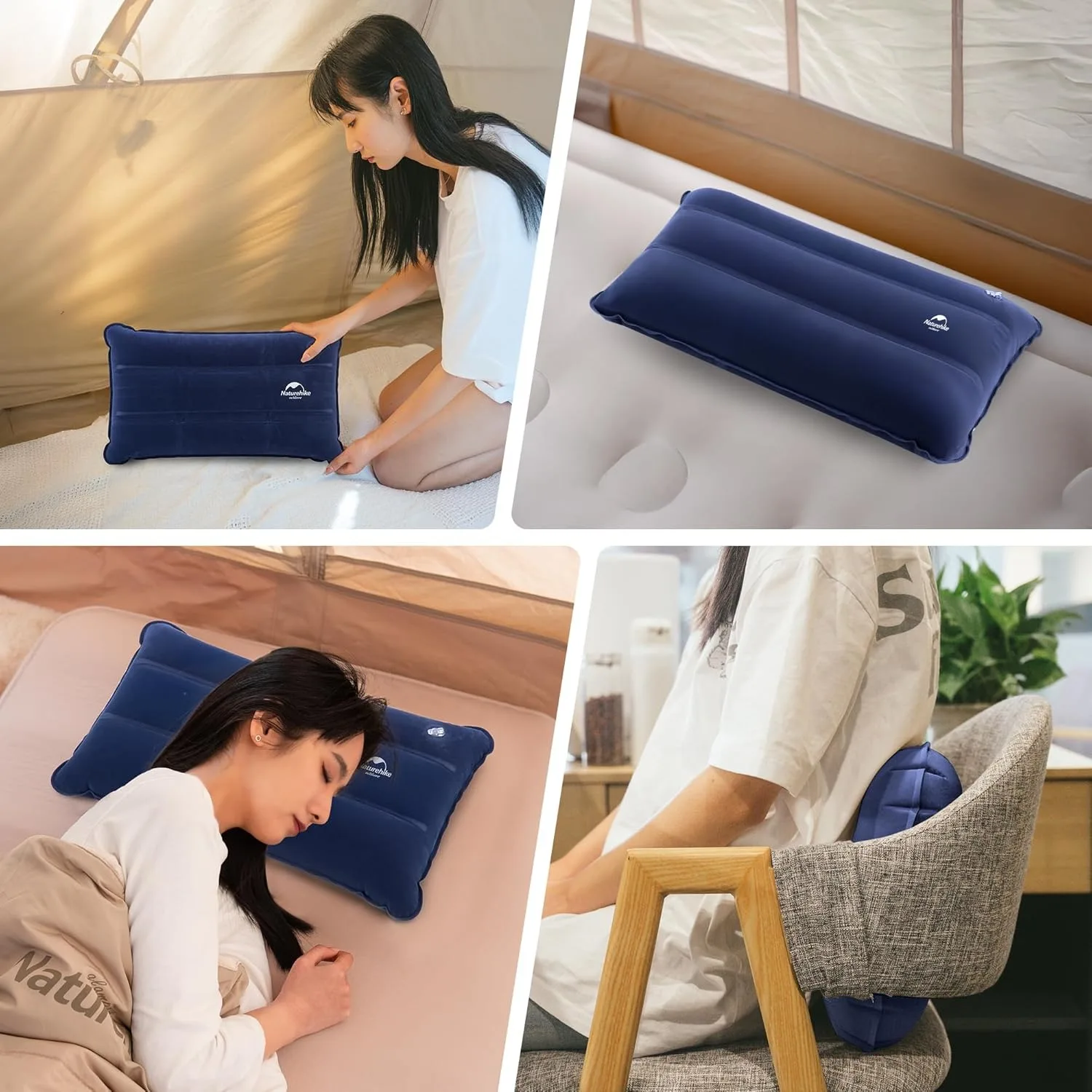Naturehike Camping Pillow Ultralight Inflatable Pillow for Neck Support Comfortable Portable Backpacking Travel Office Pillow gallery 3