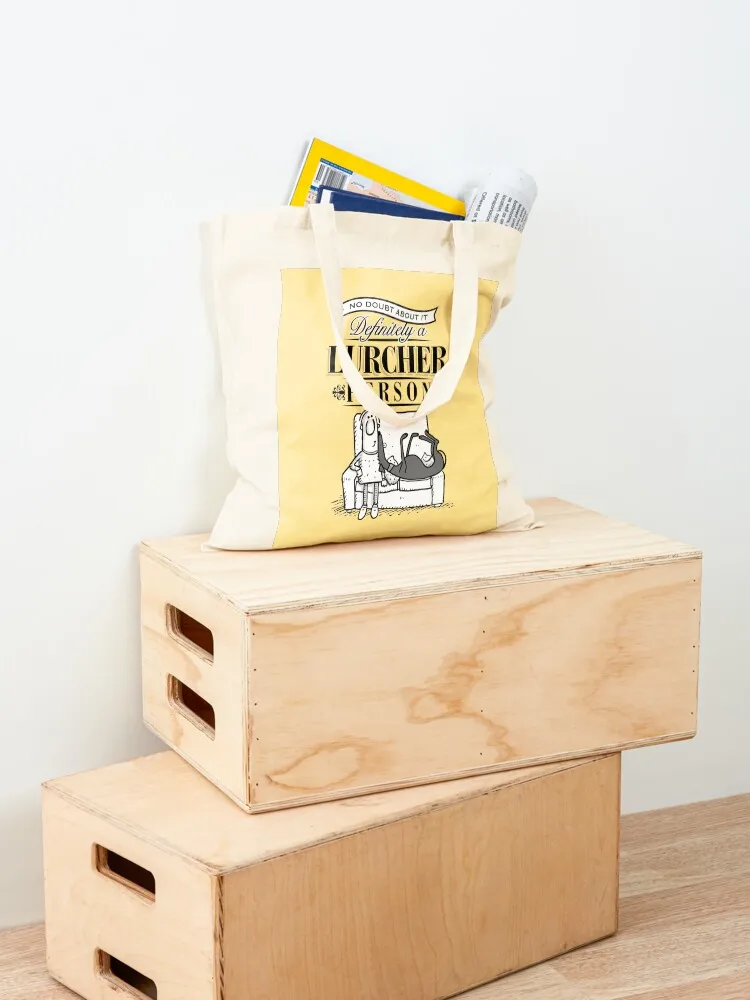 Lurcher Person Tote Bag custom canvas bag Women's bags Woman shopper bag Cloth bags