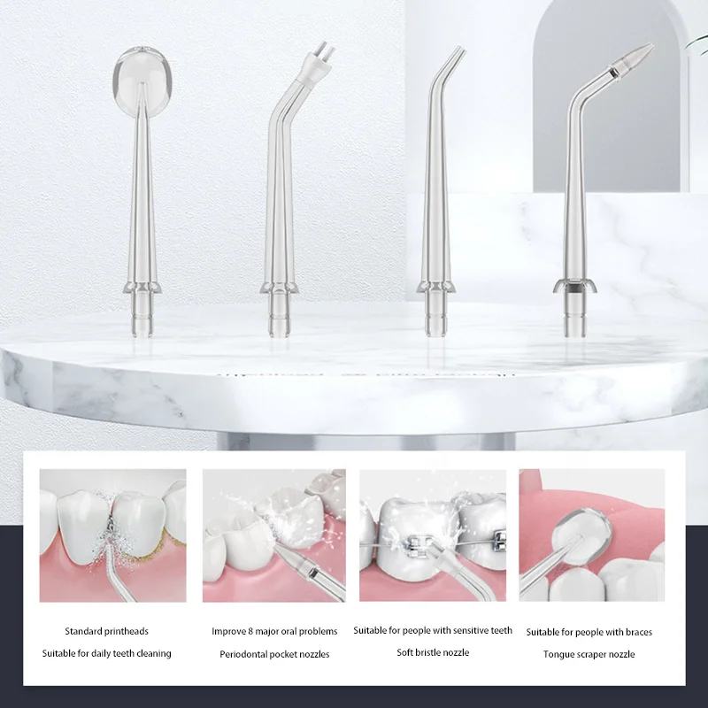 Xiaomi Electric Oral Irrigator Water Flosser Rechargeable Toothbrush 4 Nozzle 230ml 3 Mode Jet Irrigator Dental Teeth Cleaner