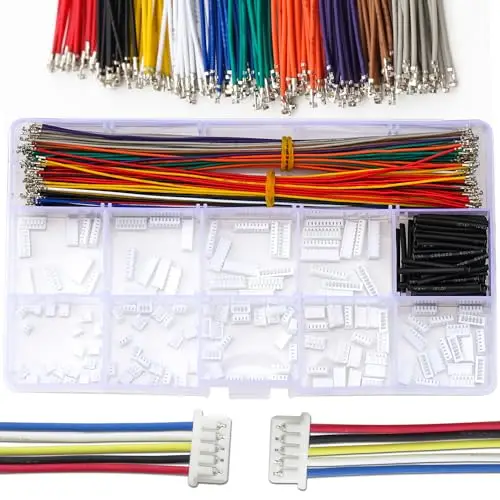 

PicoBlade 1.25mm Pitch Molex 1.25mm Connector with 28AWG Cables,MX 1.25mm Connector 2/3/4/5/6/7/8/9/10 Pin (KS-MX1.25-Kit)