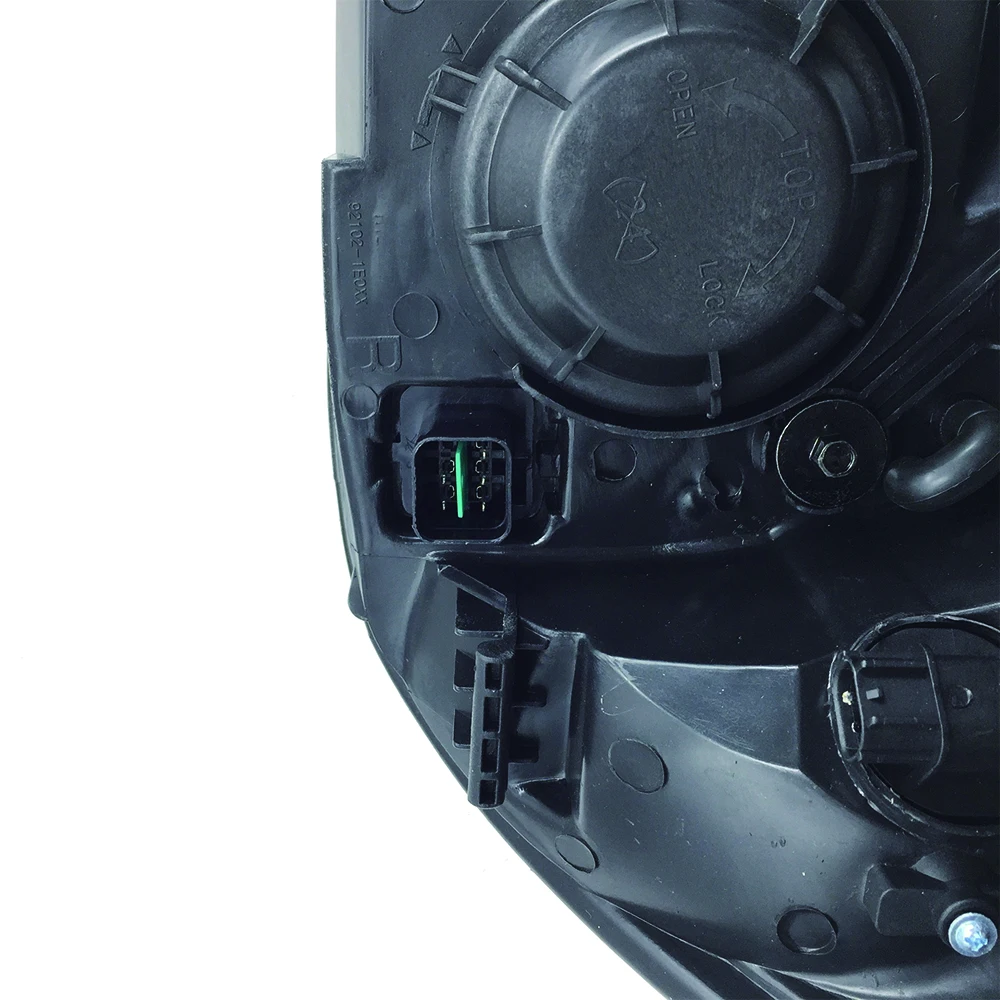 Reflektory Zespół lamp dla 2006-2011 Hyundai Accent 92102-1E011 Para — zdjęcie 4
