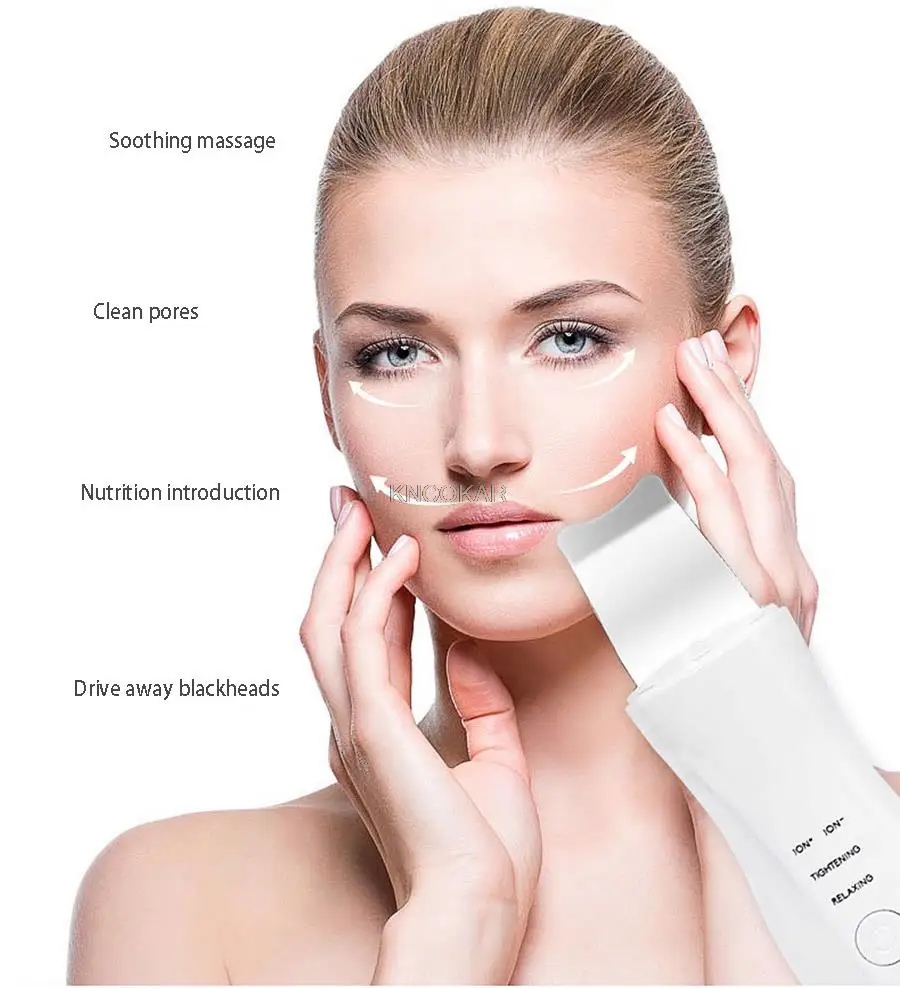 Ultrasonic Shovel Machine Electric Blackhead Removal Machine Ion Implant Cleansing Machine Beauty Pore Cleaner D360