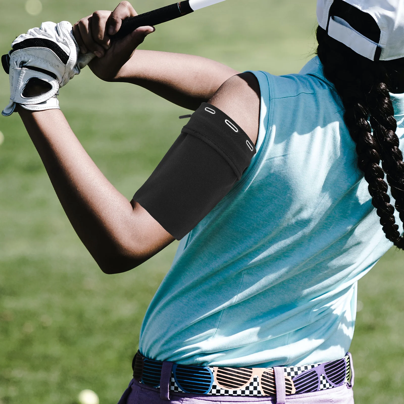 

Running Phone Armband Bag for Exercise Sports Cycling Jogging Fitness Training Sweatproof Secure Cell Phone Holder Sleeve Arm