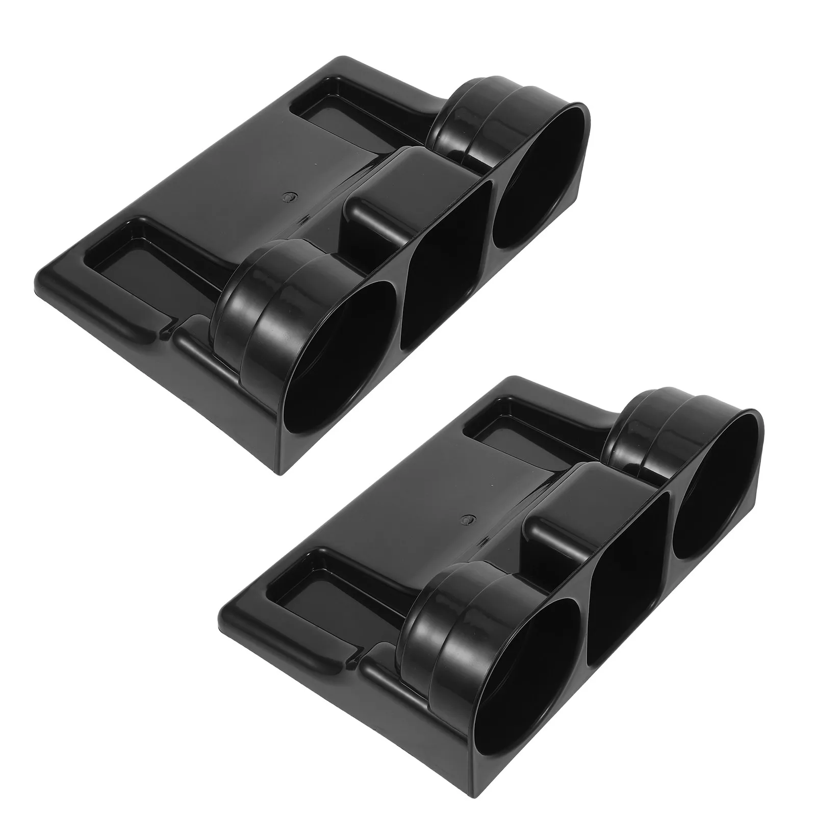 2Pcs Car Seat Filler Multi-Functional ABS Storage Organizer Vehicle Drink Water Bottle Holder Front Seats Console Cup Holder