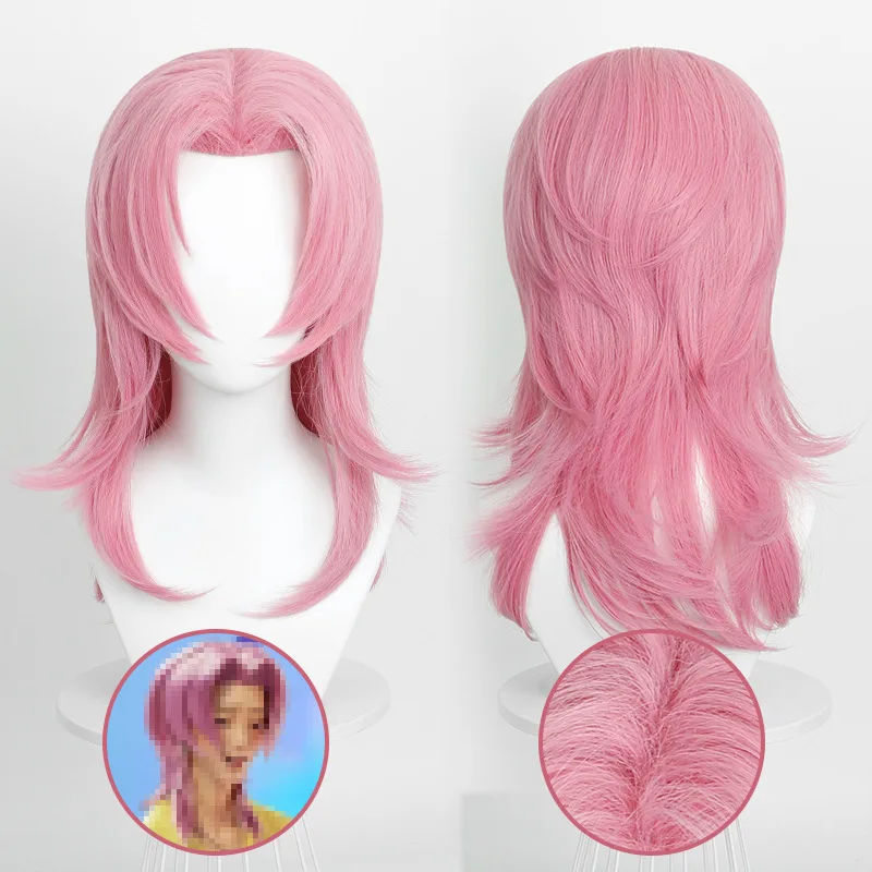 K-pop Witch-hunting Girl Group Saga Boys Romance Peluca de cosplay romántica Peluca superior rizada