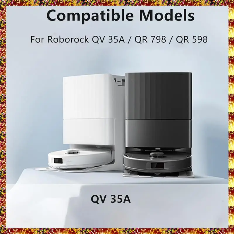AGOUP 21 قطعة استبدال أجزاء ل Roborock QV 35A /QR 598 /QR 798 أجزاء المكنسة الكهربائية فرشاة جانبية رئيسية فلتر Hepa خرقة كيس لجميع الغبار