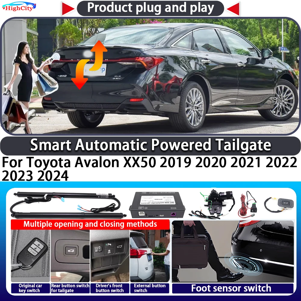 

For Toyota Avalon XX50 2019 2020 2021 2022 2023 2024 Smart Automatic Powered Tailgate Key Control Lift Close Kit Power Tailgate