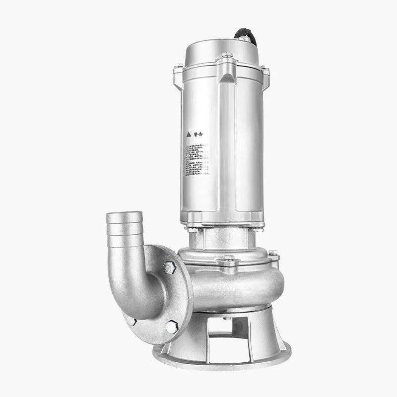 304 all stainless steel sewage pump, cutting non-clogging submersible pump