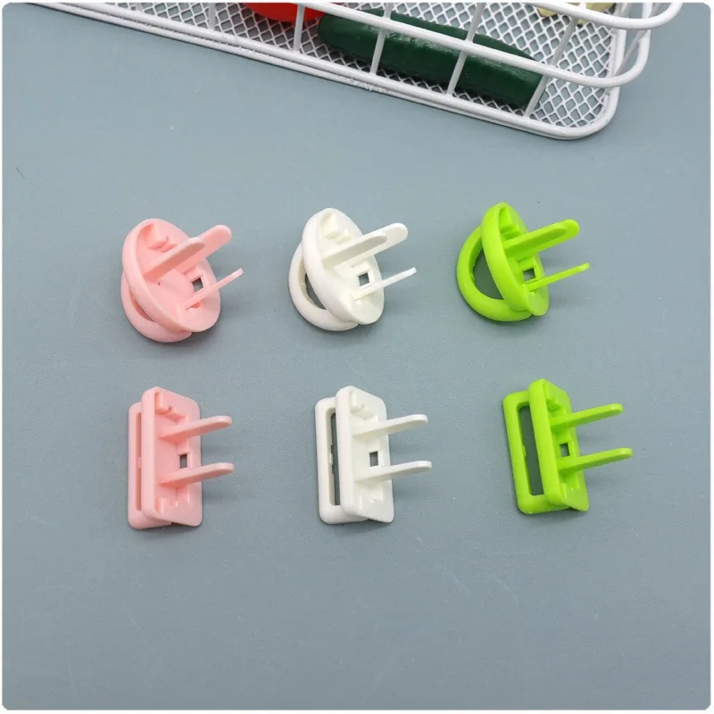 10 Pcs Electrical Safety Socket Protective Cover Baby Care Power Guard Protection Children Anti Electric Shock Rotate Protectors