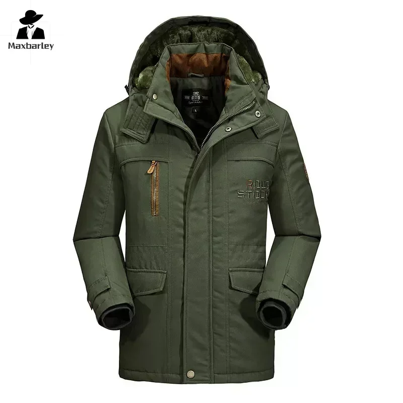 Vestes épaisses Smile pour hommes, Streetwear masculin, Coupe-vent, Parkas, Veste d'hiver, Manteau, Poignées, Sweats à capuche amovibles, Vêtements pour hommes rembourrés en coton