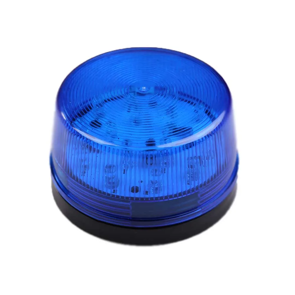 12V Flashing LED Alarm Light Multi-Function Strobe Warning Light Alarm Light for Road Cones Warning Columns