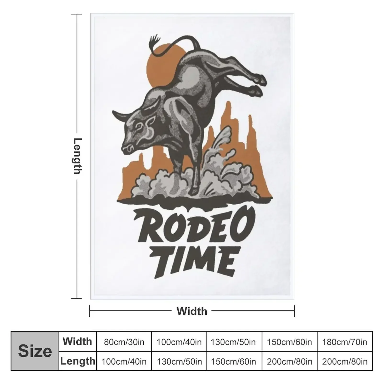 Rodeo Time Dale Brisby Throw Blanket Single Soft warm winter sofa bed Bed covers Picnic Blankets