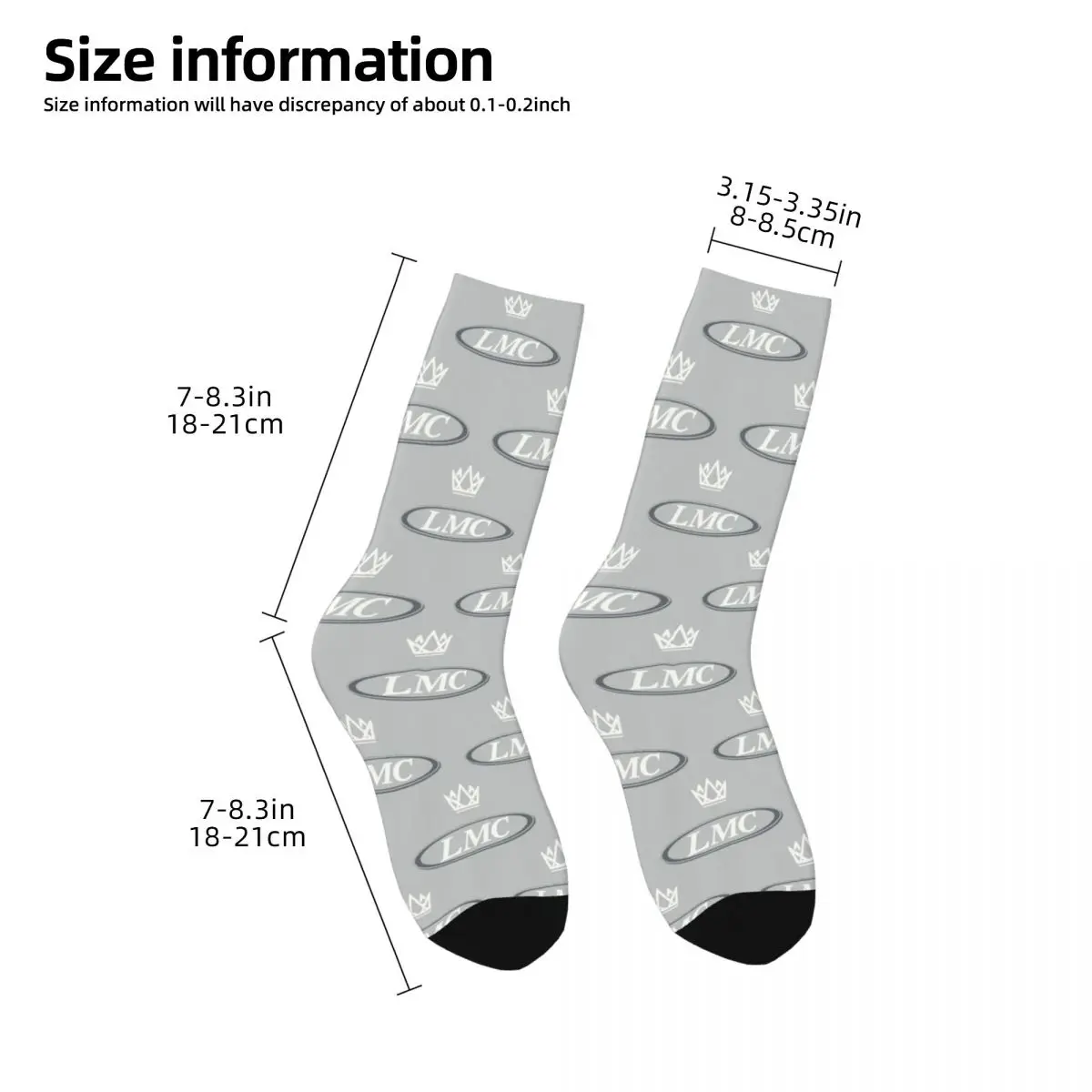 Lmc Socks Harajuku Sweat Absorbing Stockings All Season Long Socks Accessories for Man's Woman's Birthday Present