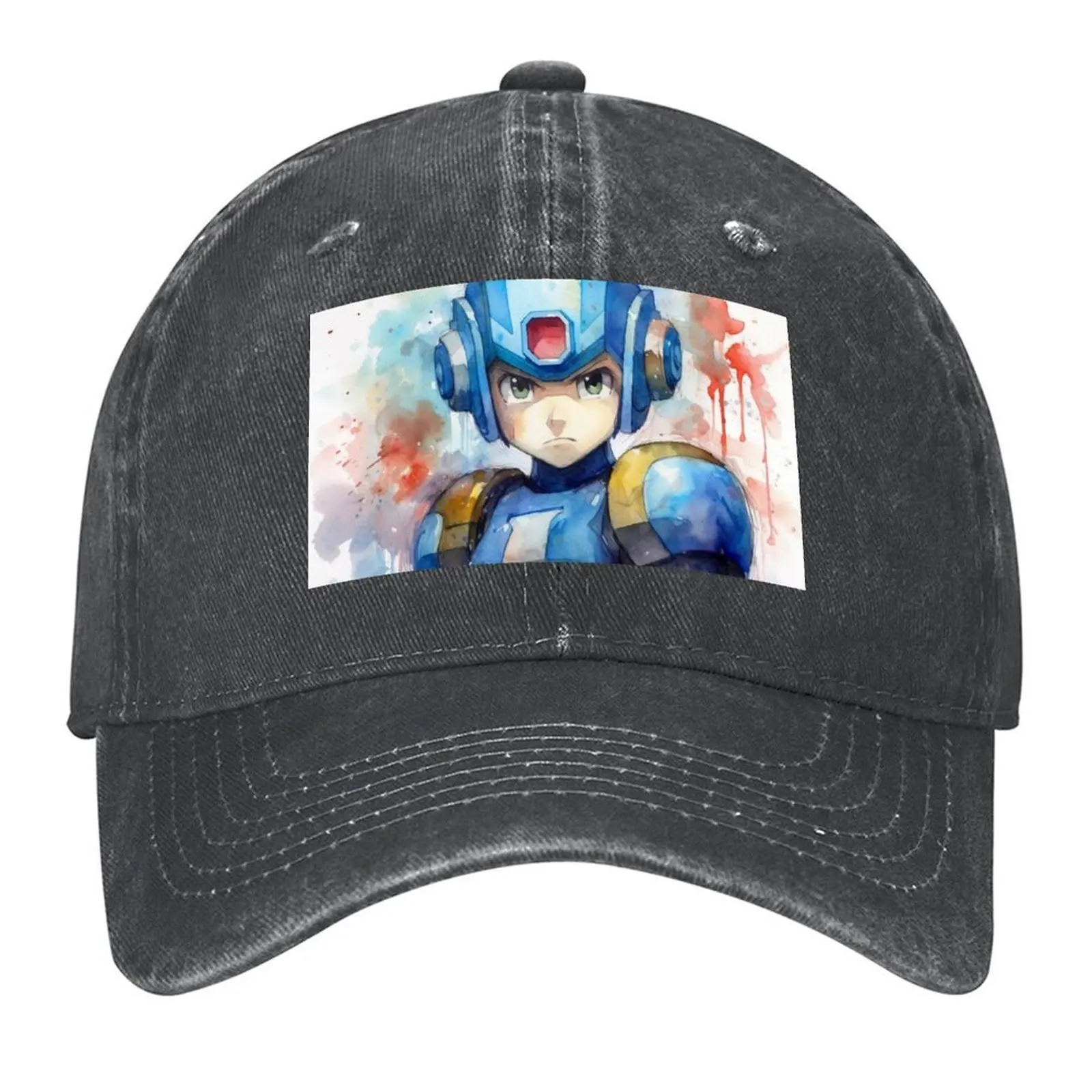 

Mega Water Color Man 3 Baseball Cap Sun Hat For Children men's big size hat Icon hats on offer Men Luxury Brand Women's