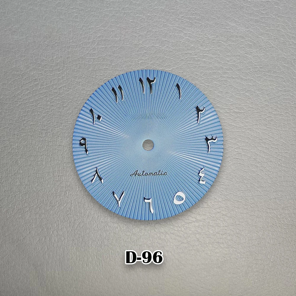 High Quality 28.5mm S Logo Arabic Numerals Watch Dial Suitable for NH35 NH36 Movement NH35 Watch Accessories Watch Repair Tool