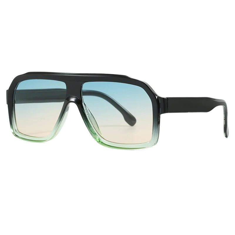 Wandern 1/6 stücke Übergroßen Quadratischen Anti Licht Gläser Frauen Männer Dicken Rahmen Marke Brillen Weibliche Mode Chic Polygon Schwarz Shades