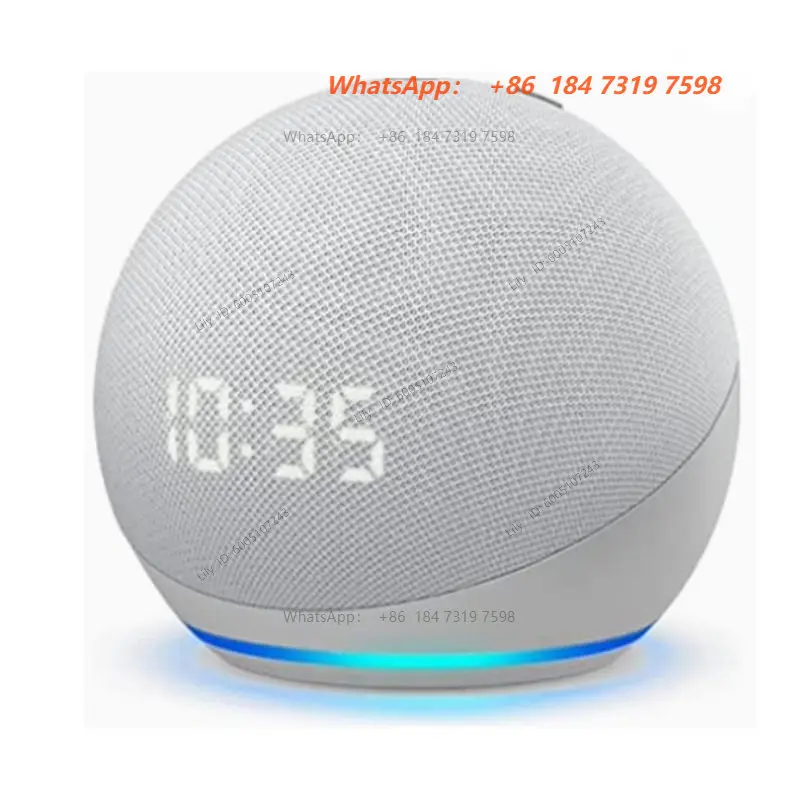 Smart speaker Amazon echo dot 5th clock edition Alexa voice control switch gift