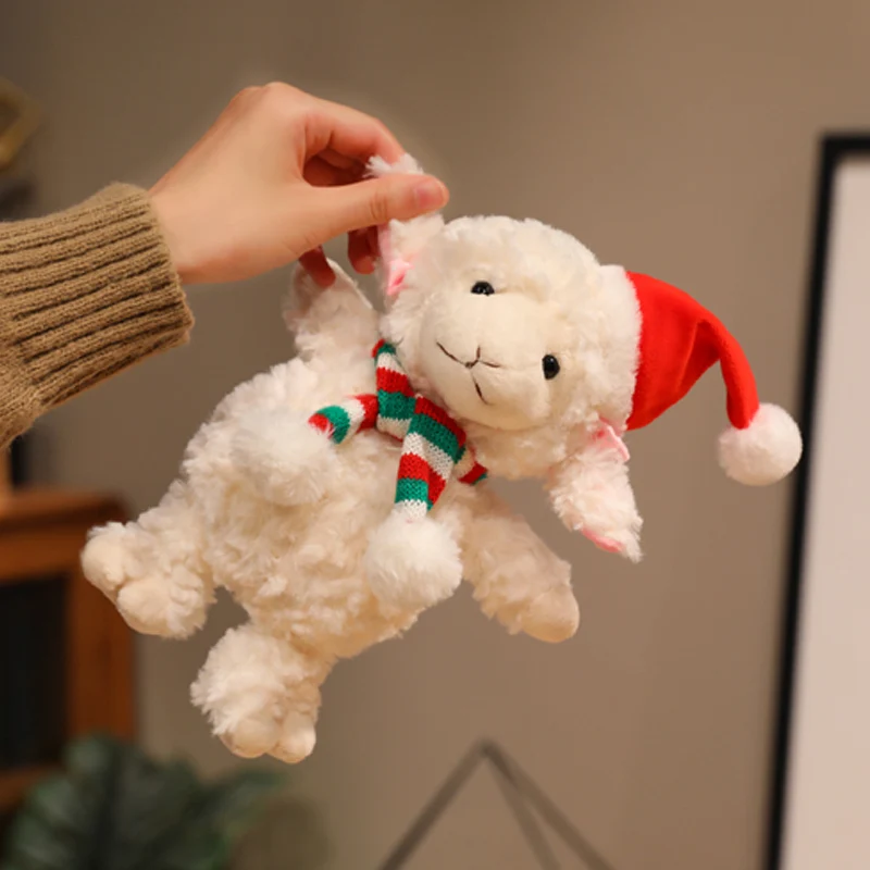 Creative Run Fast Series Kerst Schapen Knuffel Cartoon Knuffels Zacht Lam Schattige Babys Sussen Pop Kussen voor Kid Gift