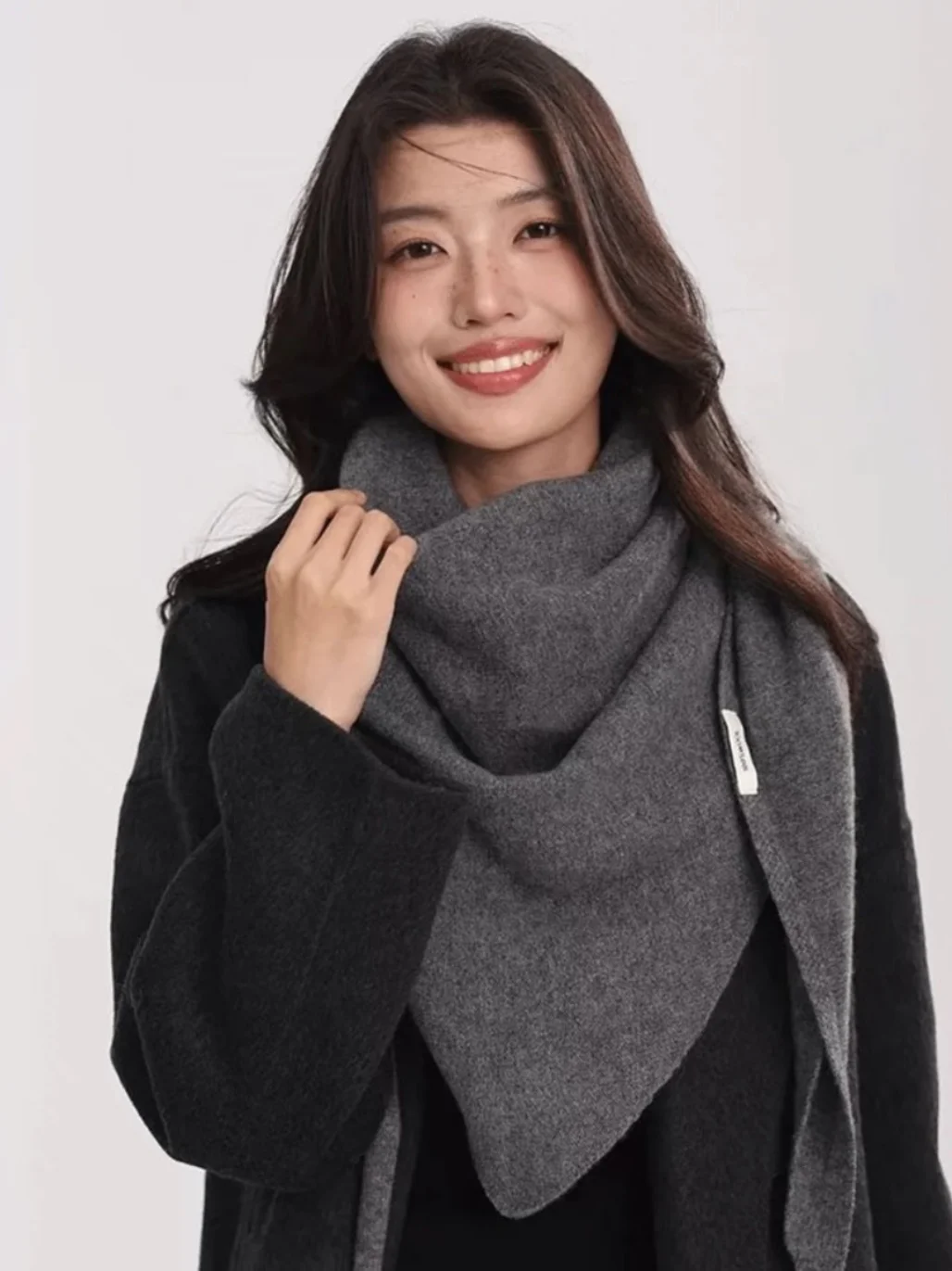 

Camere ey e Scarf oulder Wrap Women Outerwear High-End Sensation 2025 Autumn Winter New Knitted Color Warm...