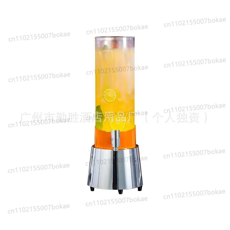Bar-specific creative illuminated cocktail beer dispensing barrel with a spout