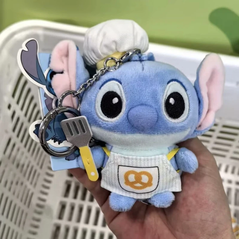 

New The Stitch Series Baking Doll Hanging Decorations Keychains Cute Strawberry Bear Hanging Ornaments, And Plush Keychains Make