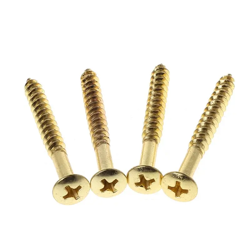 New 4Pcs Neck Mounting Ferrules And 4Pcs Screws Electric Guitar Pickup Cover Volume Tone Knob Switch Tip Set Drop Shipping