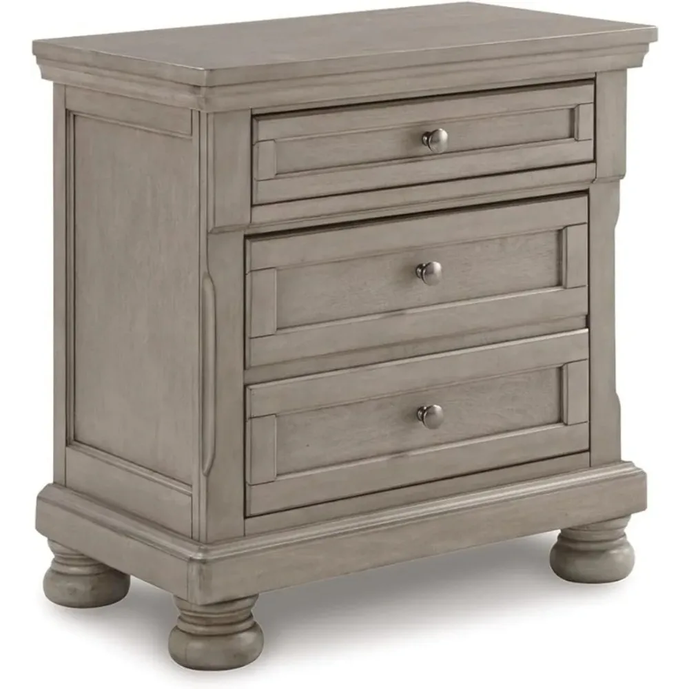 

Lettner Modern Traditional 2 Drawer Nightstand Light Gray Furniture Bedroom Bedside Table Furniture Bedroom Small Cabinet